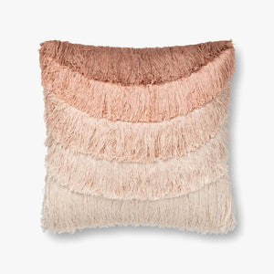 Blush Ombré Fringe Pillow by Justina Blakeney® X Loloi