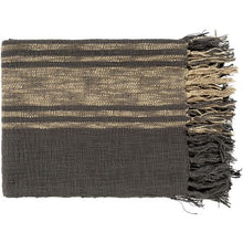 Load image into Gallery viewer, Charcoal Lightweight Throw Blanket

