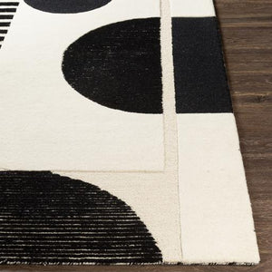 Black Movement Rug